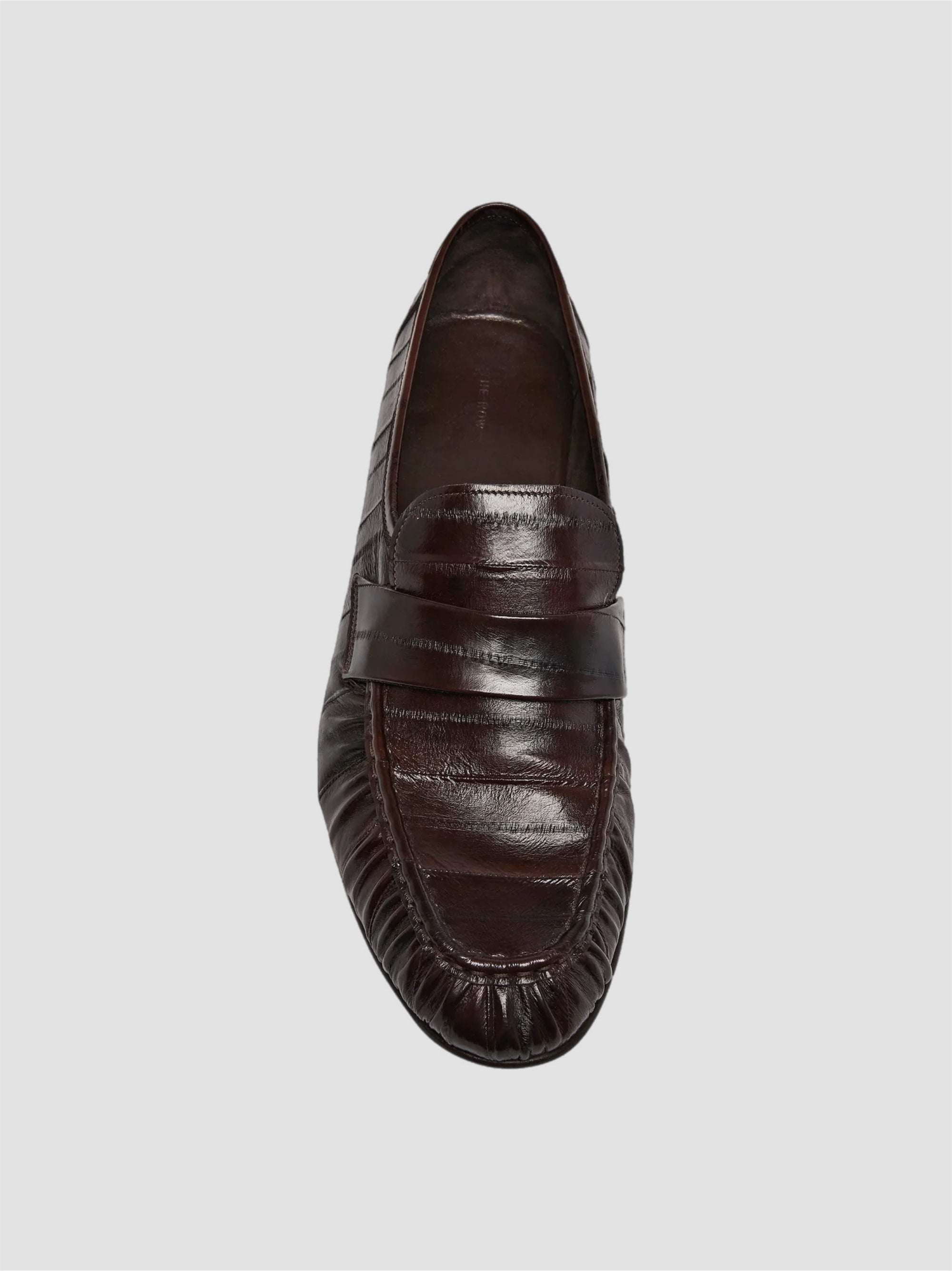 The Row Soft Loafer in Eel