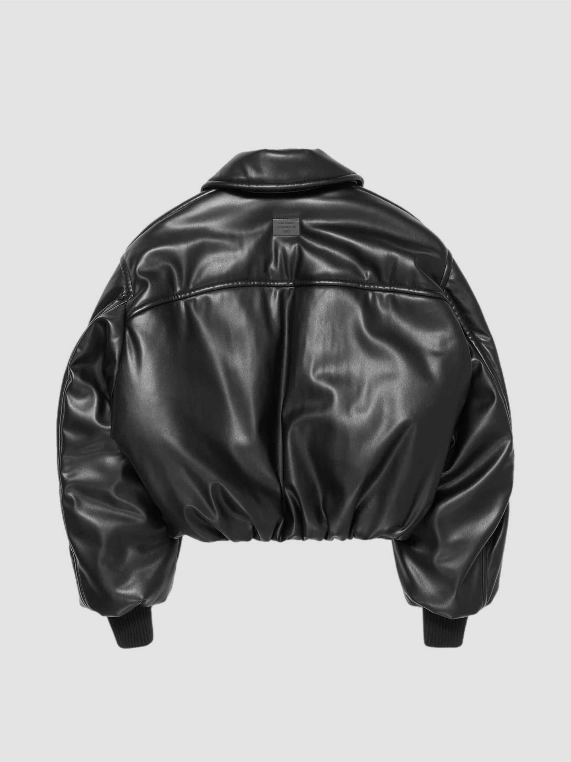 Acne Studios Faux Leather Bomber Jacket