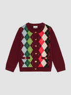 Ganni Check Cardigan